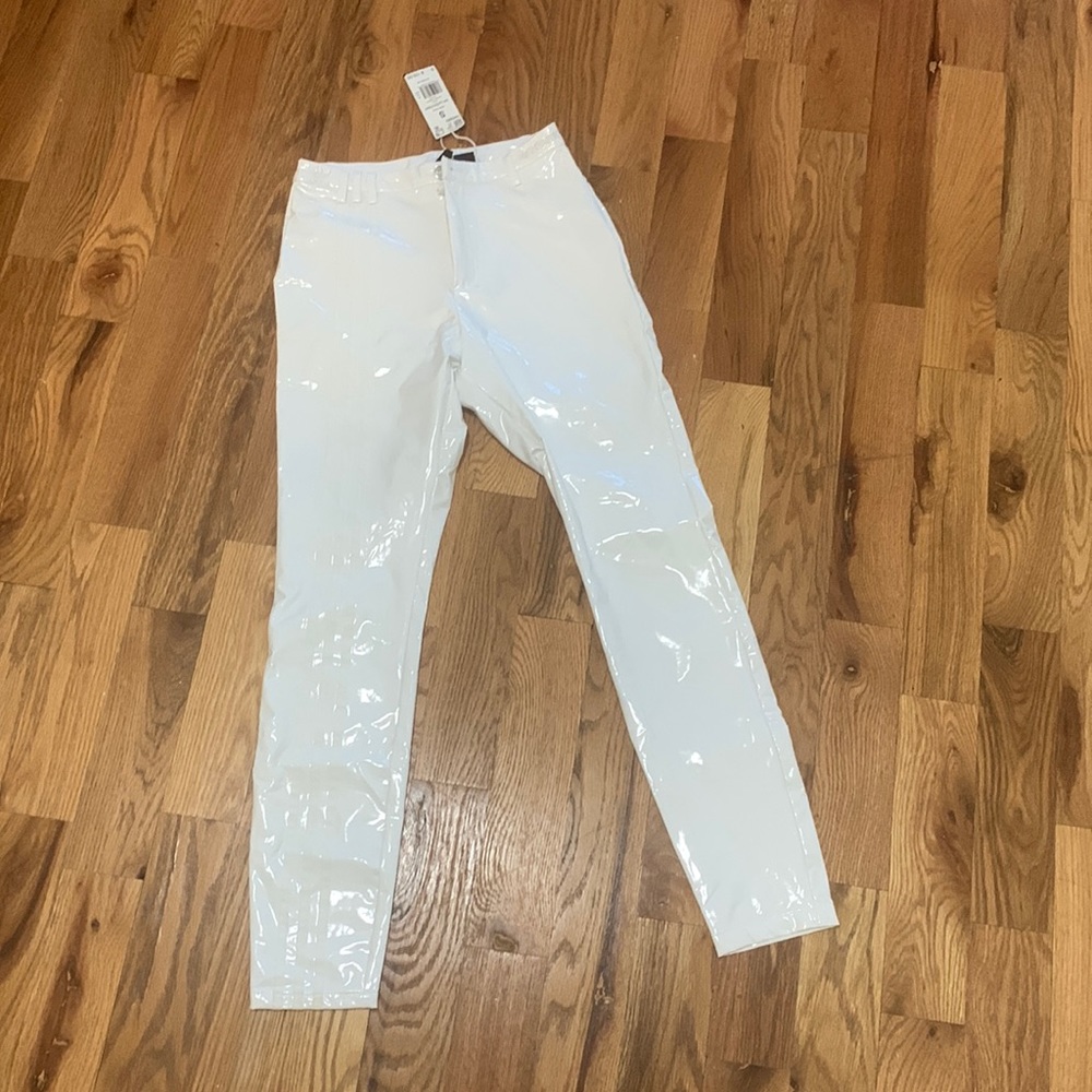 White Ivy Park (Adidas x Beyoncé) latex pants